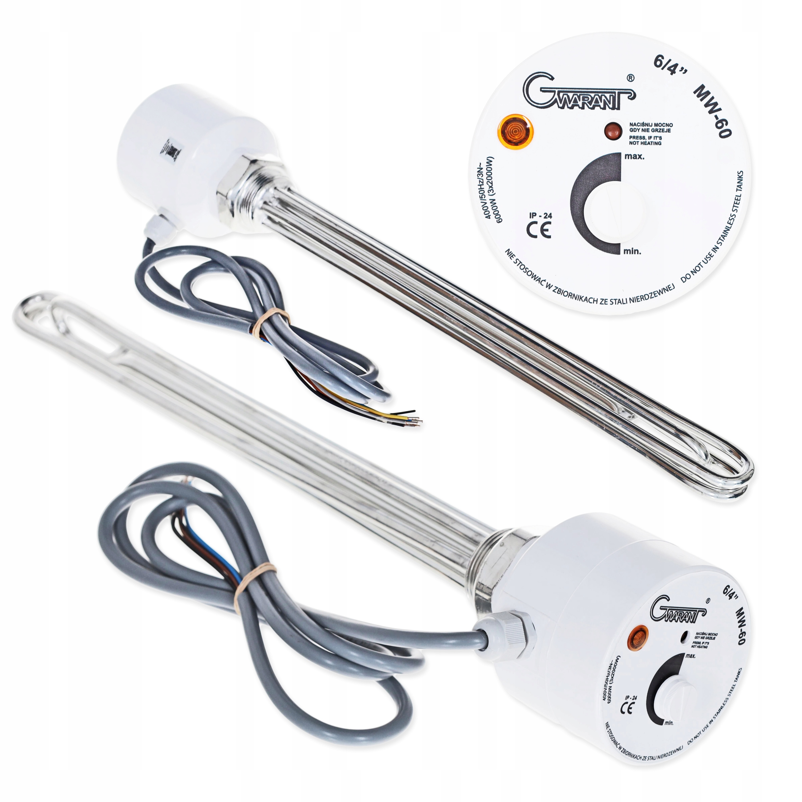 Trojfázová Ohrievačka Do Nádrže Co 6 kW 6000 W 6/4'