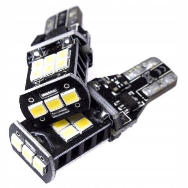 

Żarówki Led W16W 15 Smd 6000K zimny biały Canbus