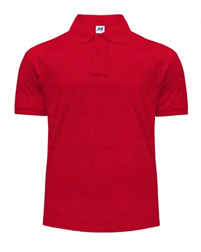 

Koszulka Polo 210g męska 100% bawełna Jhk Red M