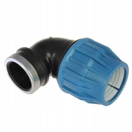 

Kolano Pe zaciskowe 40mm x 5/4 cala Gw PN16 Jason