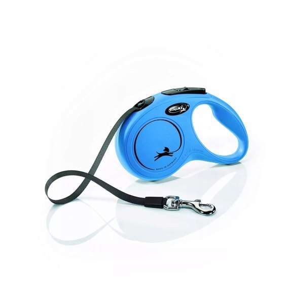 

Flexi New Classic Smycz Automat Taśma S 5m Blue