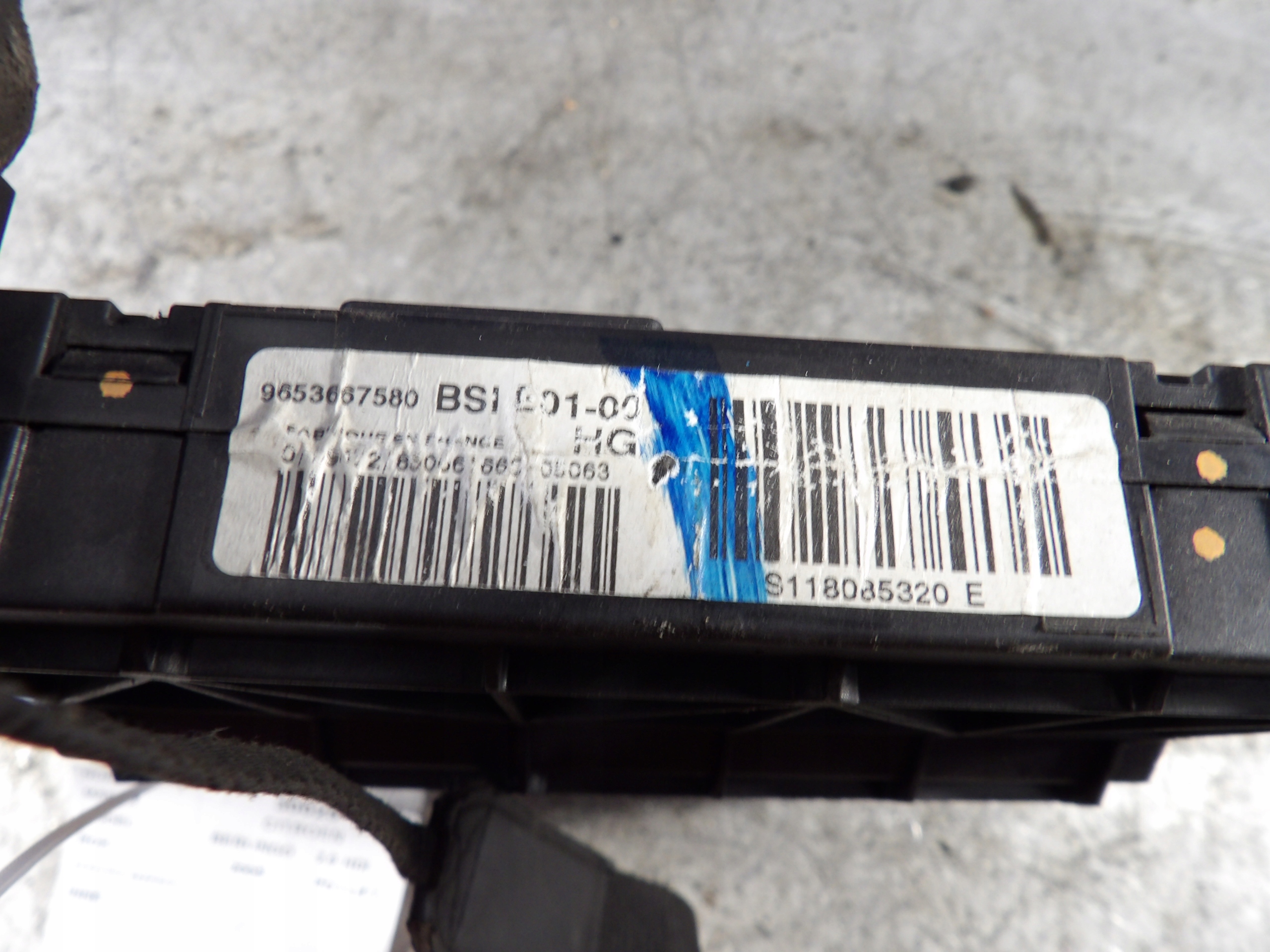 Citroen Berlingo et Module fusibles 2,0HDI 9653667580