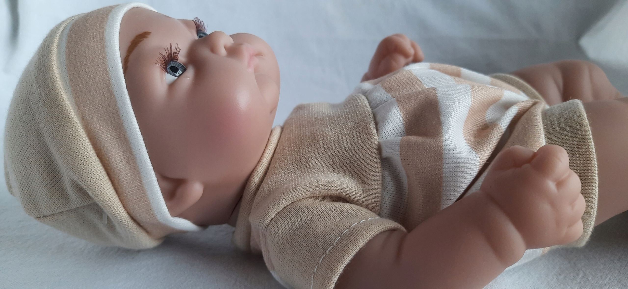 Lalka bobas niemowlak jak żywa do kąpieli Materiał guma