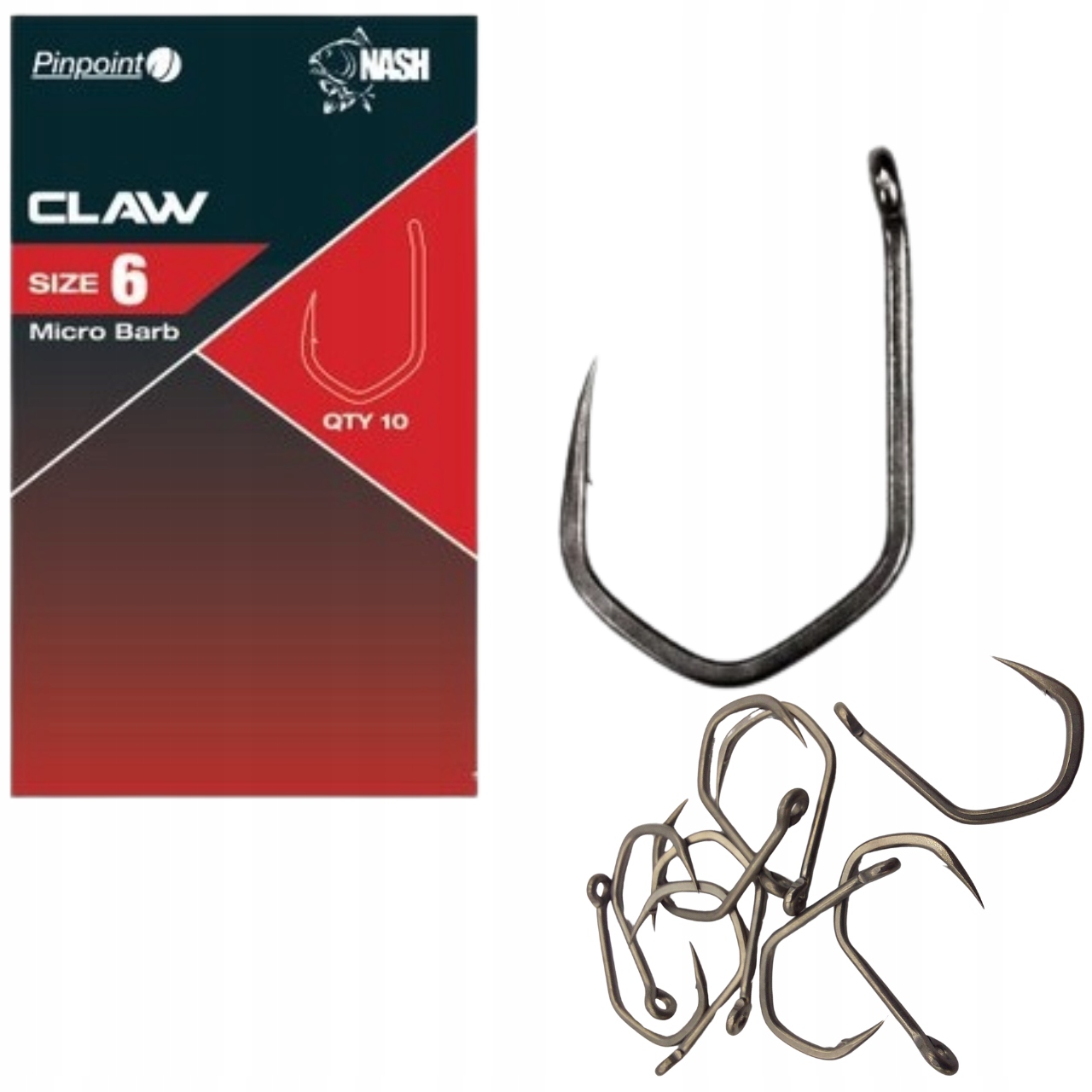 Nash Haczyki Karpiowe Claw nr 2 10szt.
