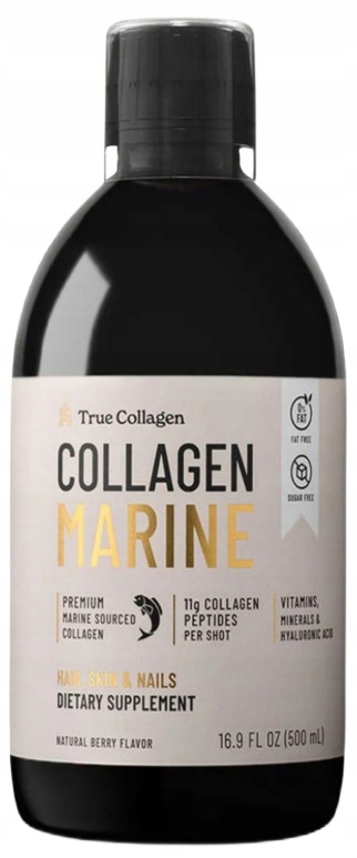 Swedish Nutra Kolagen rybi True Collagen Marine 11000 mg w płynie Skóra