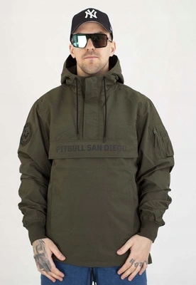 Přechodová bunda Pit Bull Meandro Kangaroo tmavě olivová