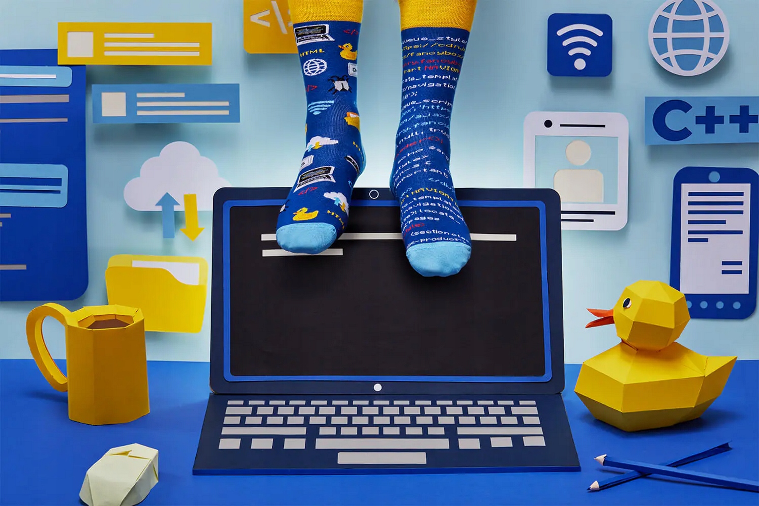 Skarpety MANYMORNINGS The Coder 39-42 EAN (GTIN) 5904335701920