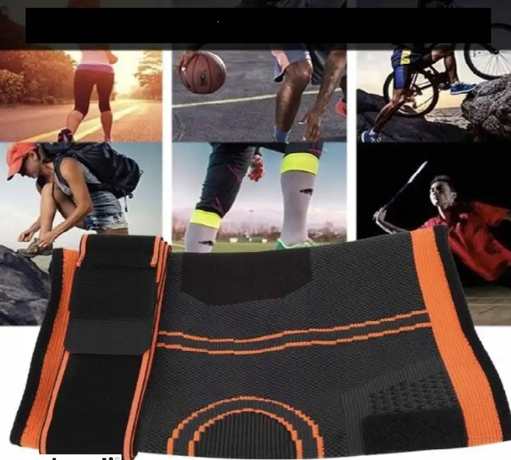 STABILIZATOR OPASKA NA KOLANO KOMPRESYJNA UCISKOWA Z PASKIEM Marka bez marki