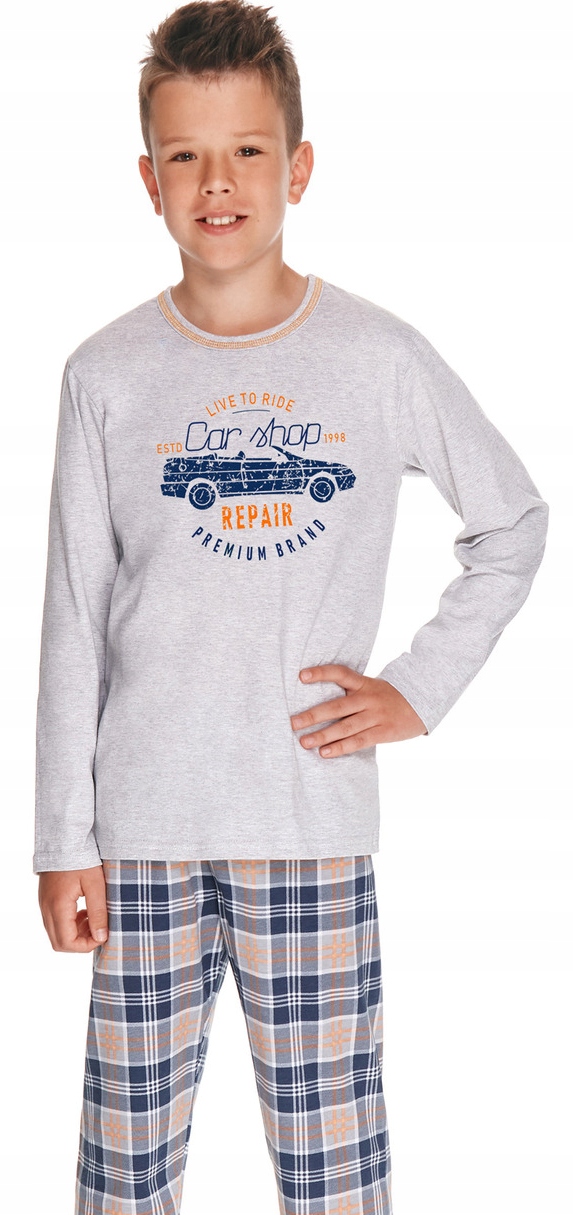 

Taro 2651 piżama chłopieca Mario 02 szary 140