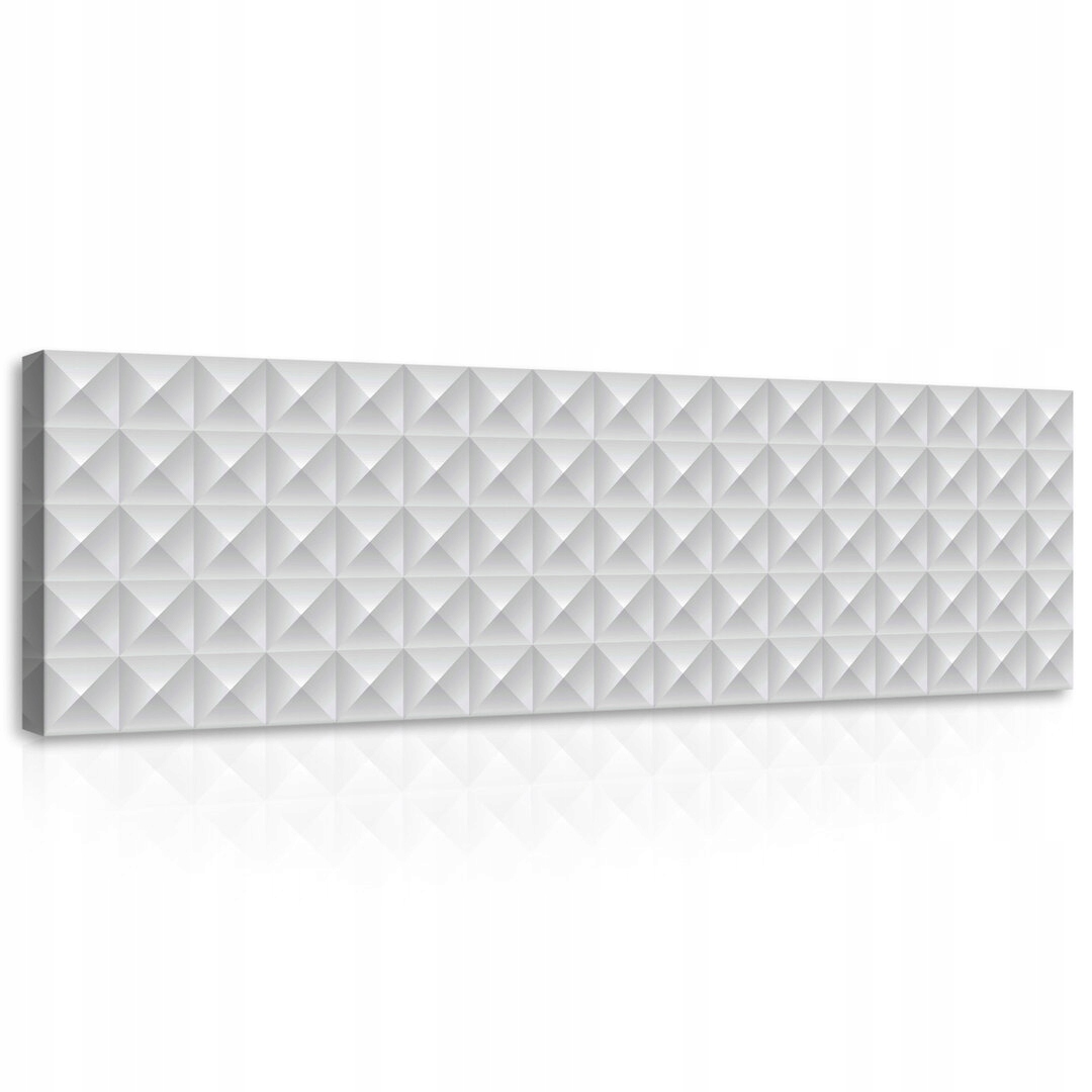 Obraz 145x45 Geometrický minimalismus v šedé barvě do galerie