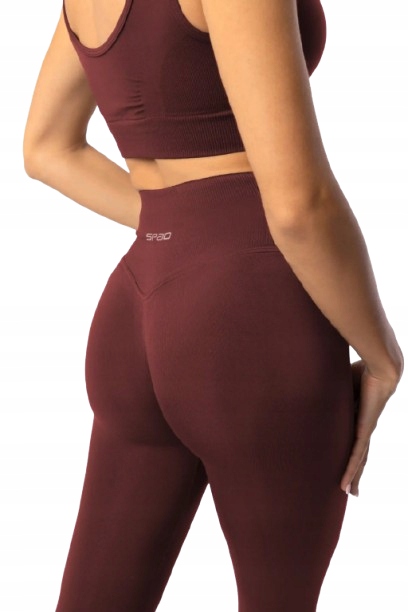Spaio Dámské sportovní legíny Fitness Flex Innergy 2.0 bordó L