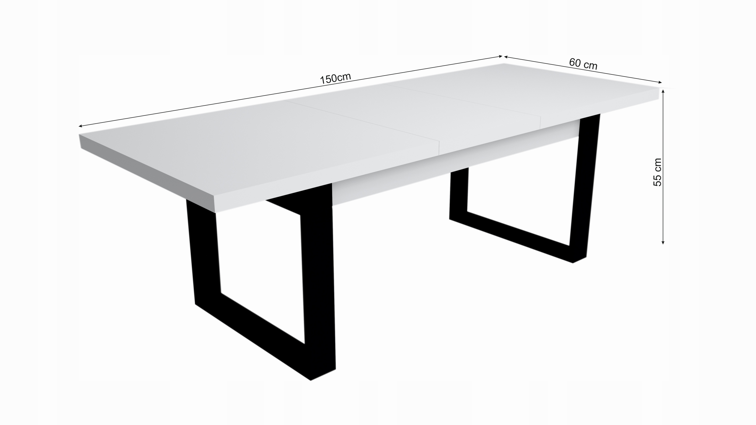 ŁAWA ŁAWOSTÓŁ STOLIK KAWOWY LOFT ROZKŁADANY Szerokość mebla 125 cm