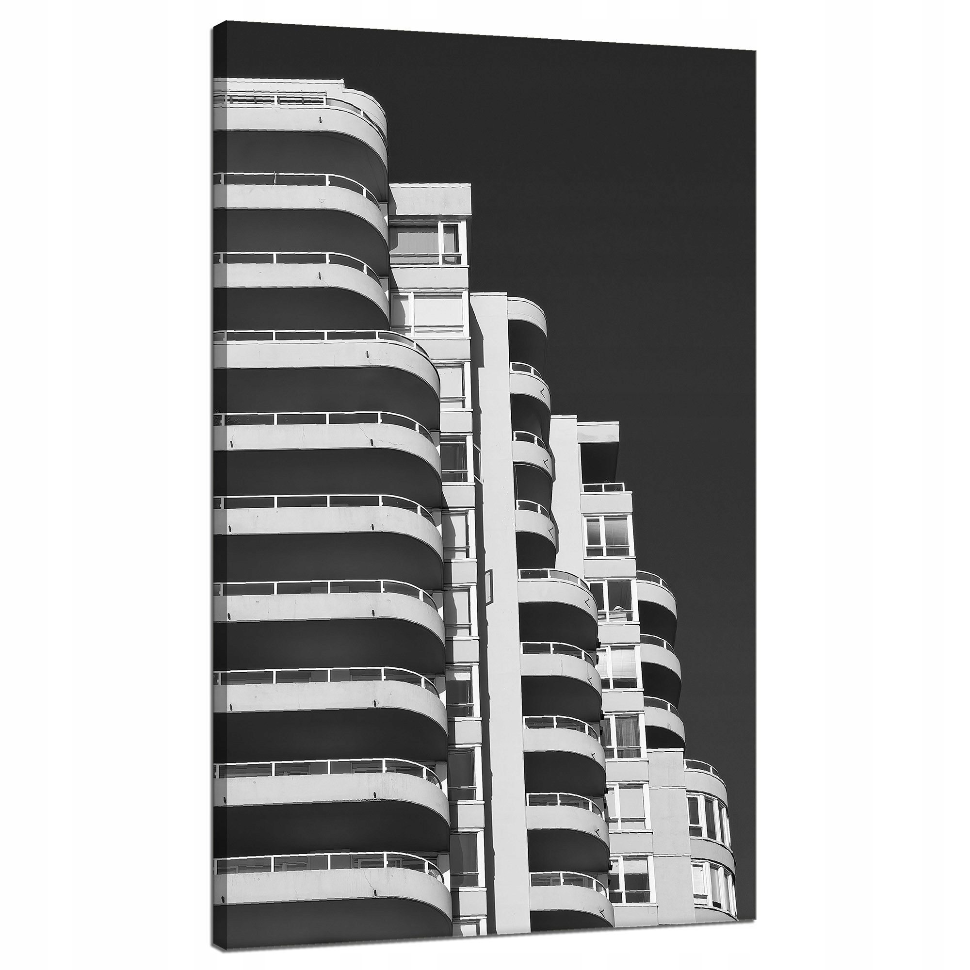 Obraz na plátně Architektura Oblé balkony 70x120
