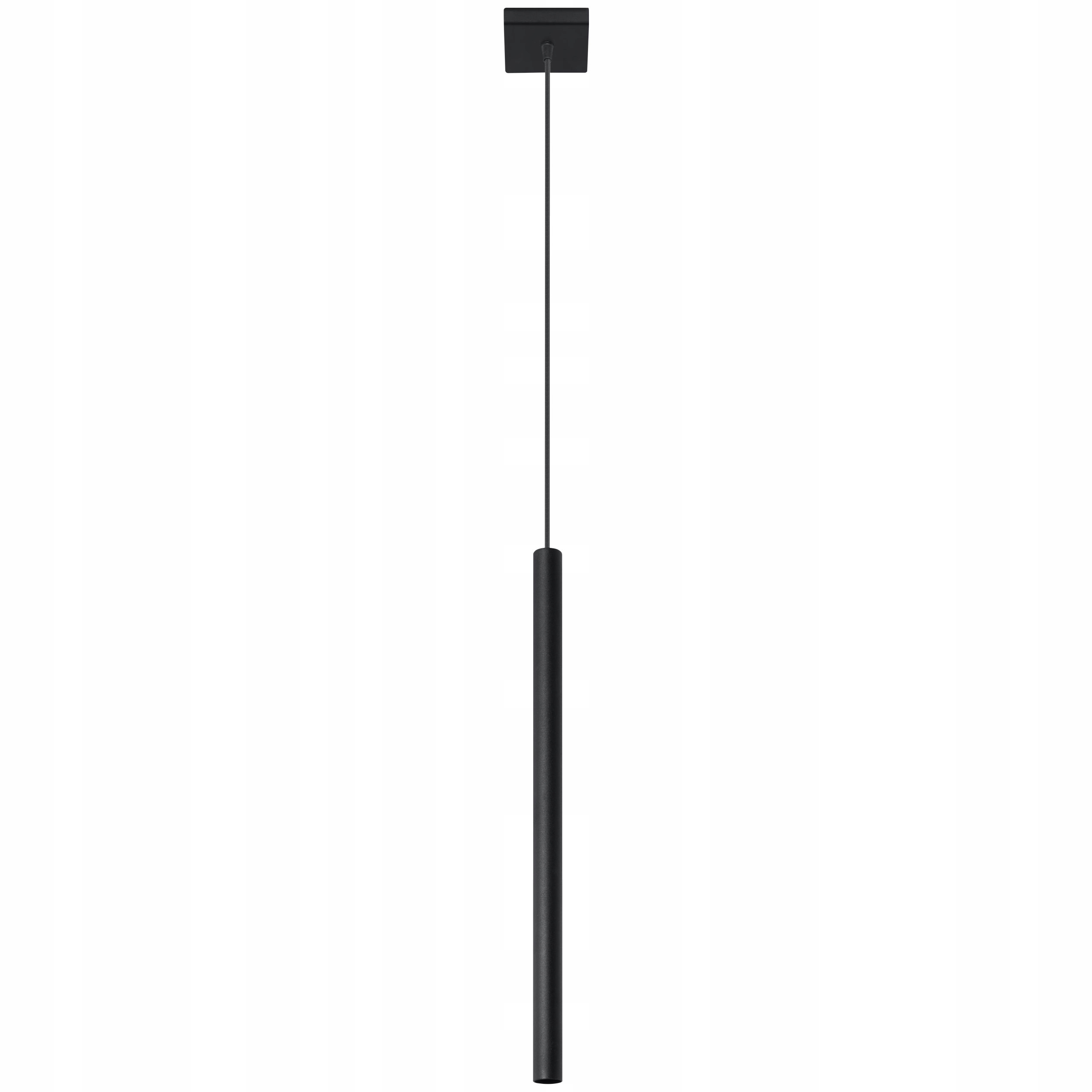 

Lampa Wisząca Zwis Pastelo Czarna Tuba Sollux