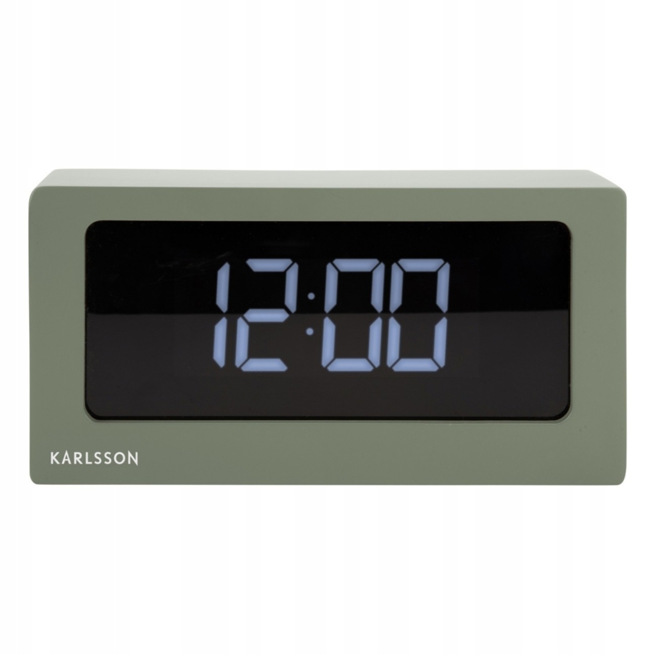 Zelený elektronický digitální stolní časovač s teploměrem Flip Boxed Led