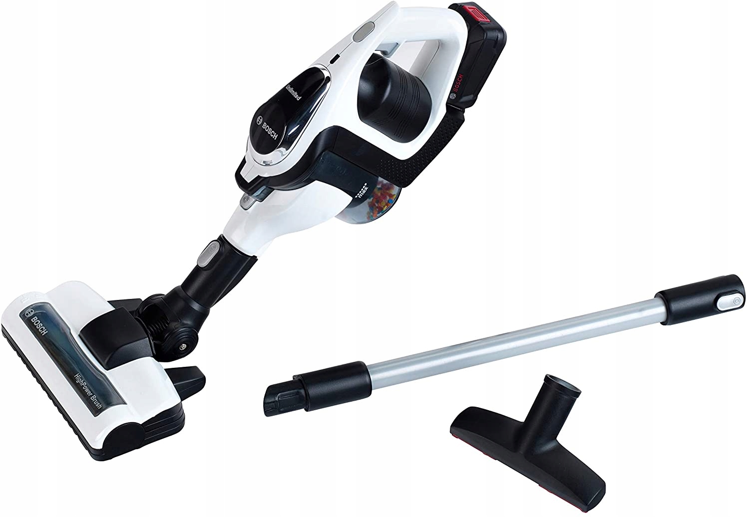 ODKURZACZ PIONOWY BOSCH UNLIMITED 2 SZCZOTKI KLEIN Szerokość produktu 18 cm