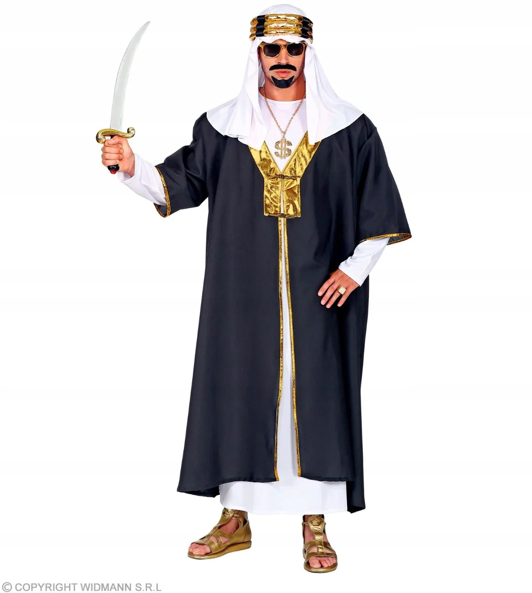 Kostým Sultána Kostým Araba Arab Šejk Převlek Sultána Blízký východ M