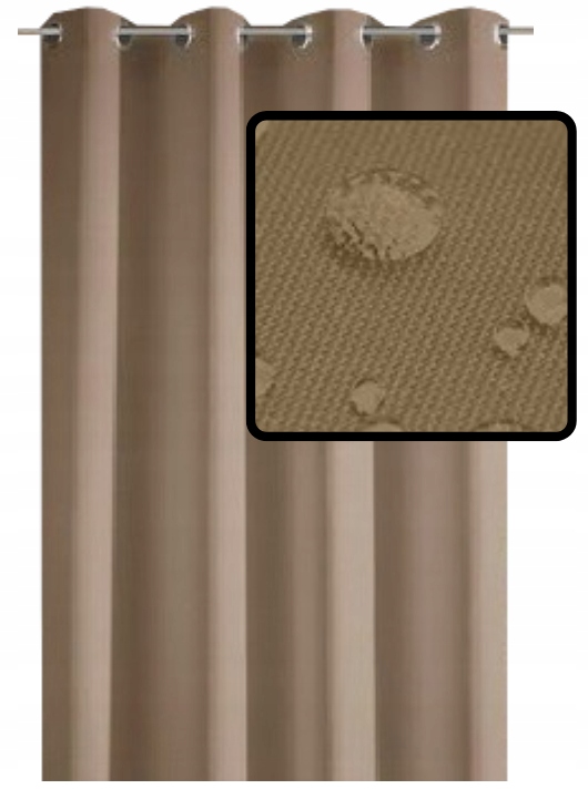 ZASŁONY OGRODOWE WODOODPORNE 155x220 DO ALTANY PERGOLI ZASŁONA GOTOWA TARAS