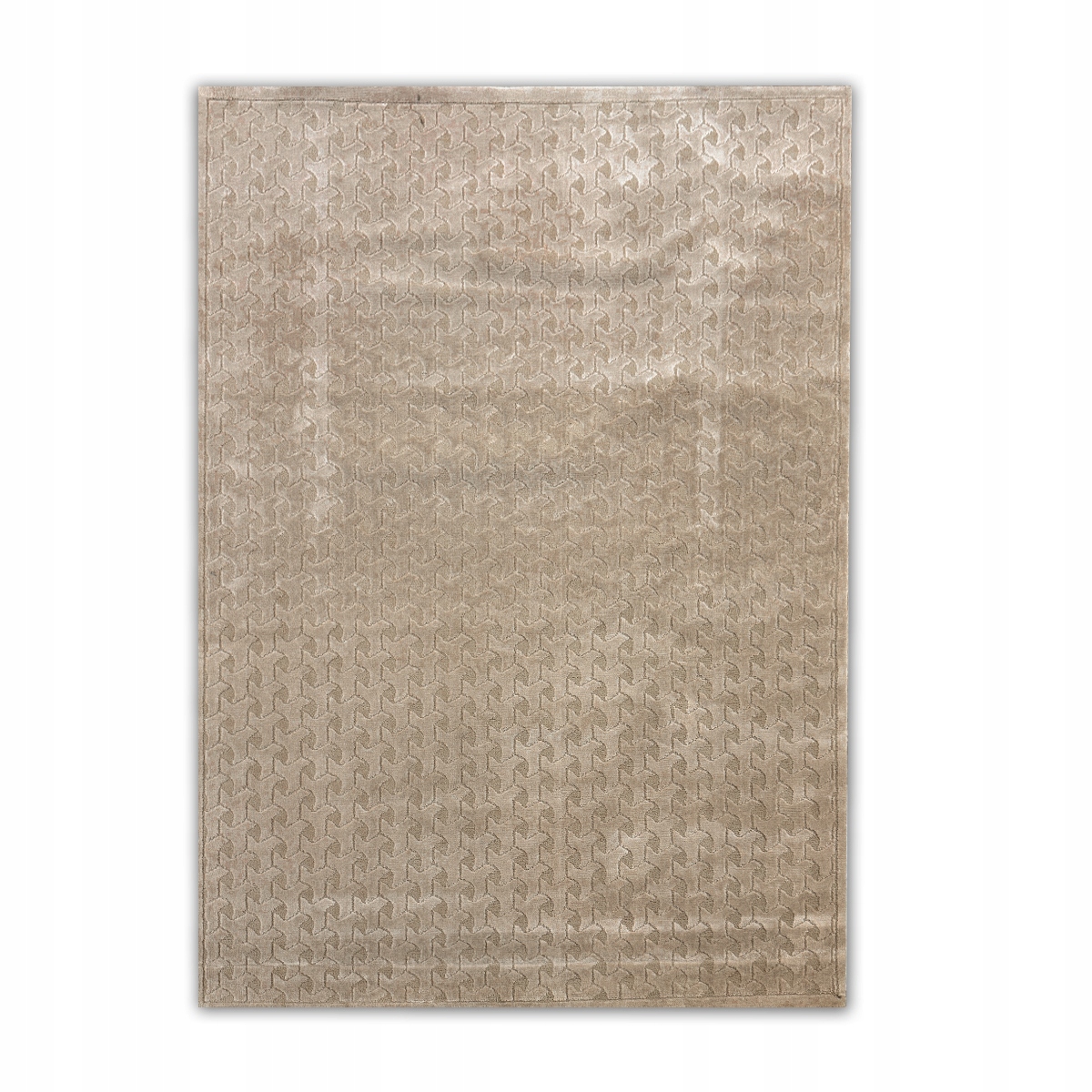Stylowy Duży Dywan 200x290 około 200x300 do Salonu Beżowy Miękki Modny