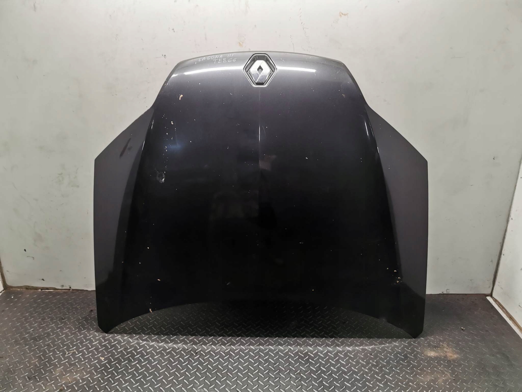 Капот renault LAGUNA III маркировка краски TEB66
