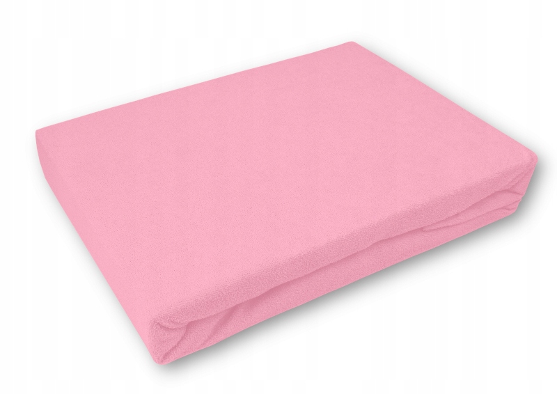 PRZEŚCIERADŁO 60x120 FROTTE Z GUMKĄ RÓŻOWE