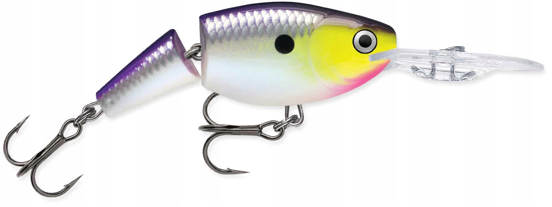 Wobler Rapala Jointed Shad Rap Purpledescent 7cm
