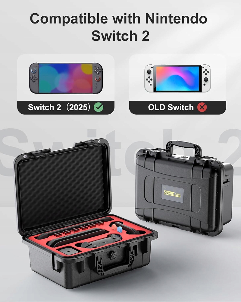 Etui STARTRC do przenoszenia Nintendo Switch 2 wodoodporne IP67