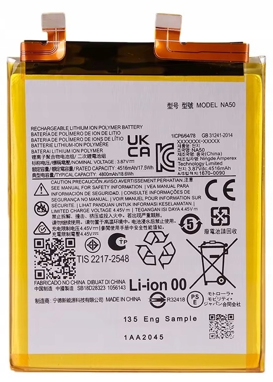 Nowa Bateria Na50 Do Motorola Edge 30 Pro XT2201 4800mAh