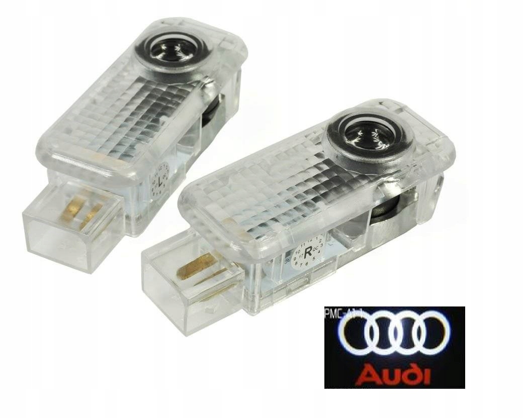 Logo LED projektor pro Audi A6 A1 A4 A3 A8 Q5 Q7 PMC-A1-1 za 293 Kč -  Allegro