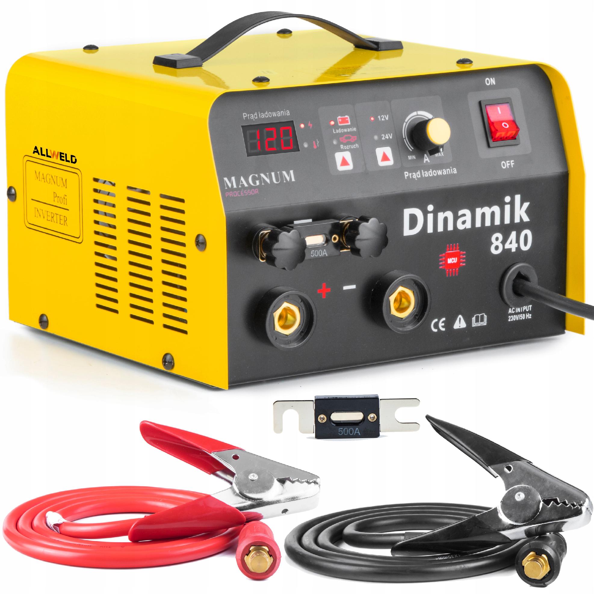 Prostownik samochodowy z ROZRUCHEM MAGNUM 620A 450