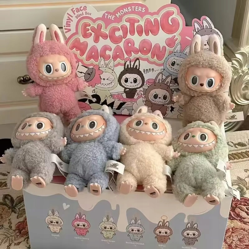 Laleczki Labubu doll Pop Mart zestaw figurek Exciting