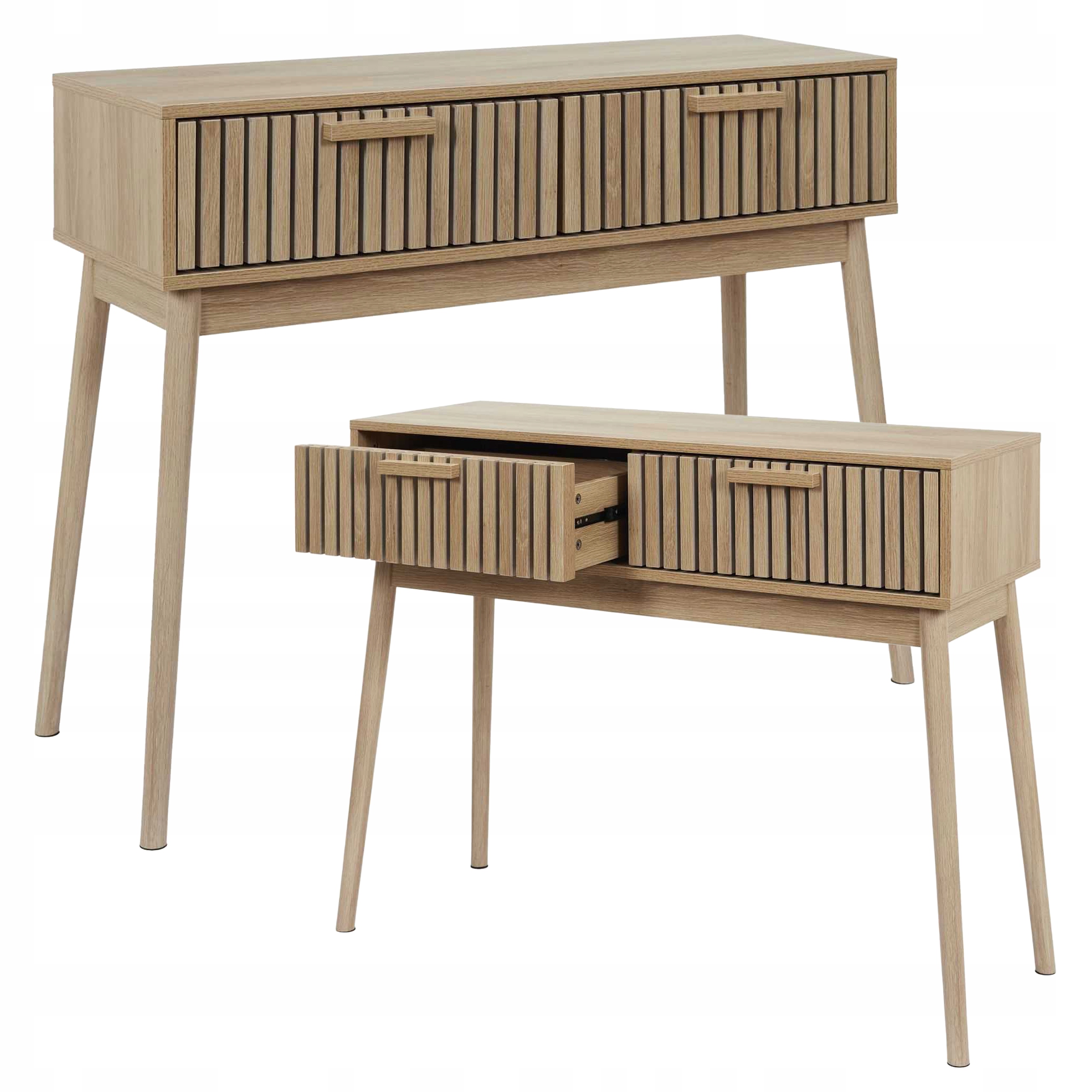 Konzolový Stolek Linea 100 cm dub artisan do předsíně obývacího pokoje stolek toaletní stolek Loft