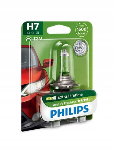Philips Żarówka H7 LongLife EcoVision 4xŻywotność