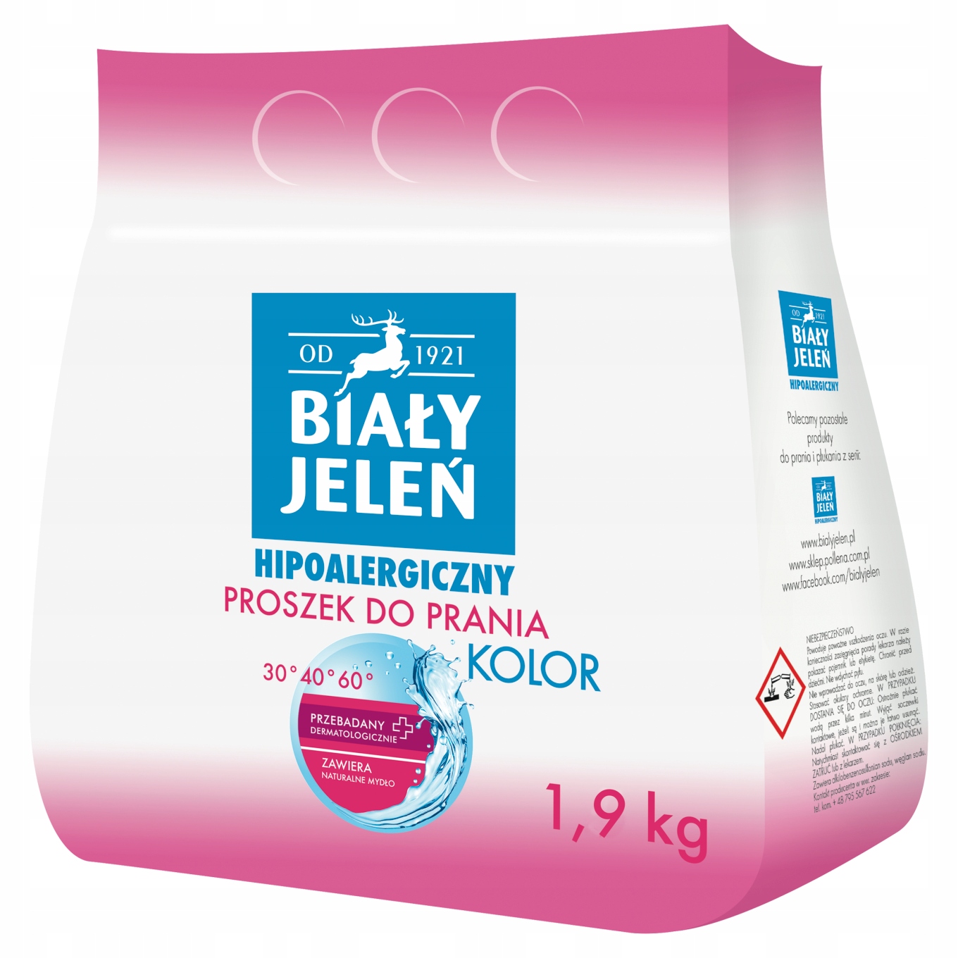 

Biały Jeleń Hipoalergiczny do prania kolor 1,9 kg