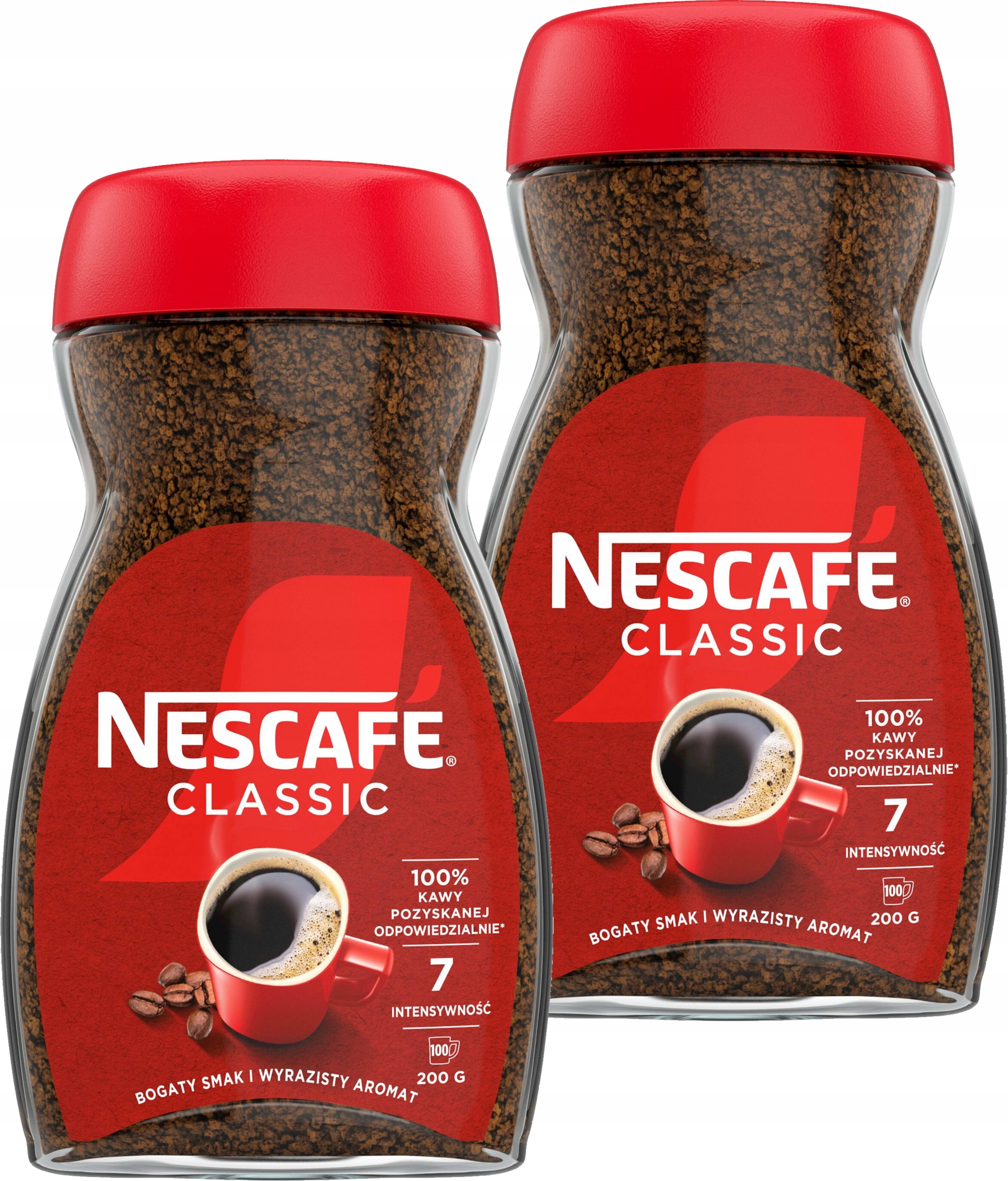 Kawa rozpuszczalna Nescafe Classic 2 x 200g Zestaw