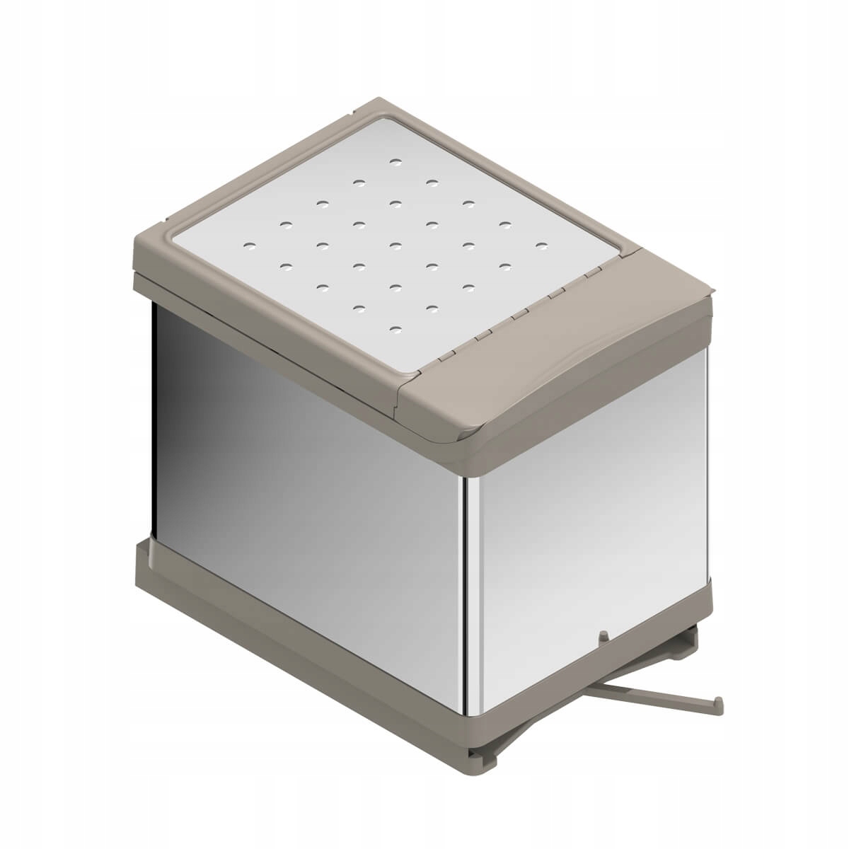 Kosz na śmieci W450, 21L+21L, wysuw automat.+soft close