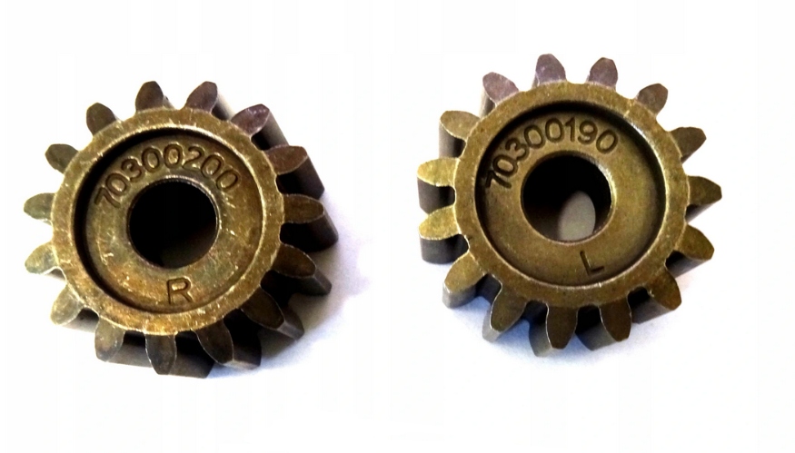 ZĘBATKA, ZĘBATKI NAPĘDU DO KOSIARKI 15 ZĘBÓW KOMPLET