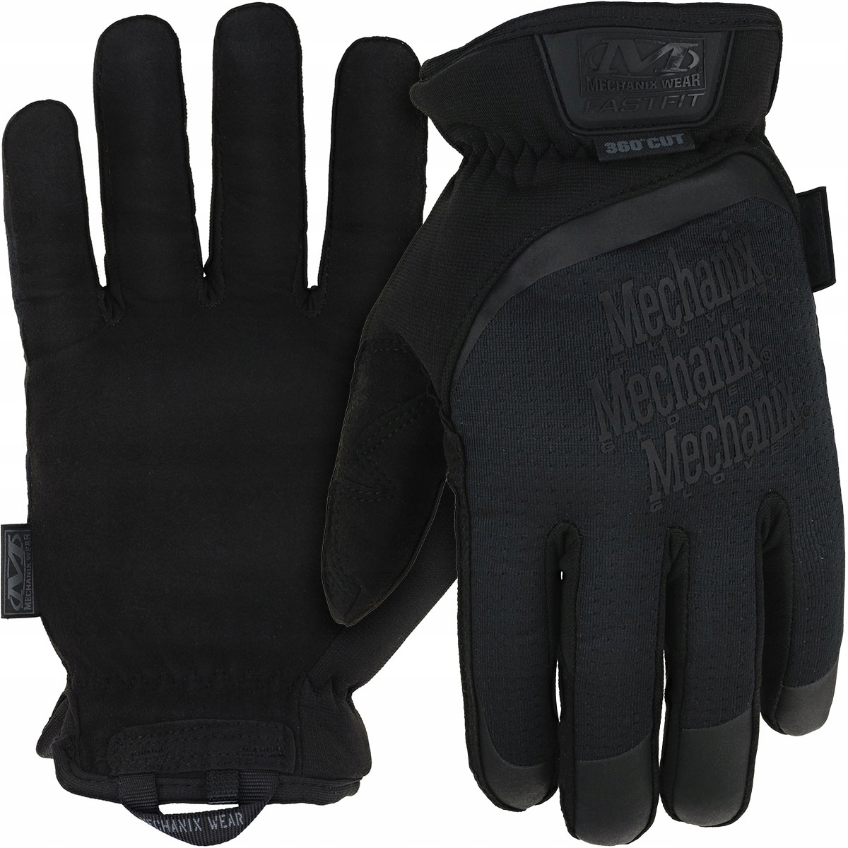 Protiprůřezové rukavice Mechanix FastFit Covert D4-360 Černé M