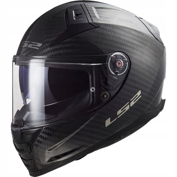 LS2 FF811 Vector II Gloss Carbon športová integrálna prilba s XXL mixážou