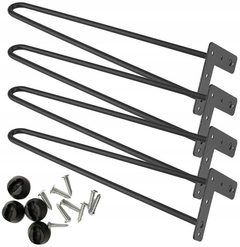 

4x Hairpin legs Noga metalowa stołu 41cm 2pręty