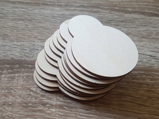 

Sklejka 3mm 7 x 5 cm dekor ozdoba 10szt.