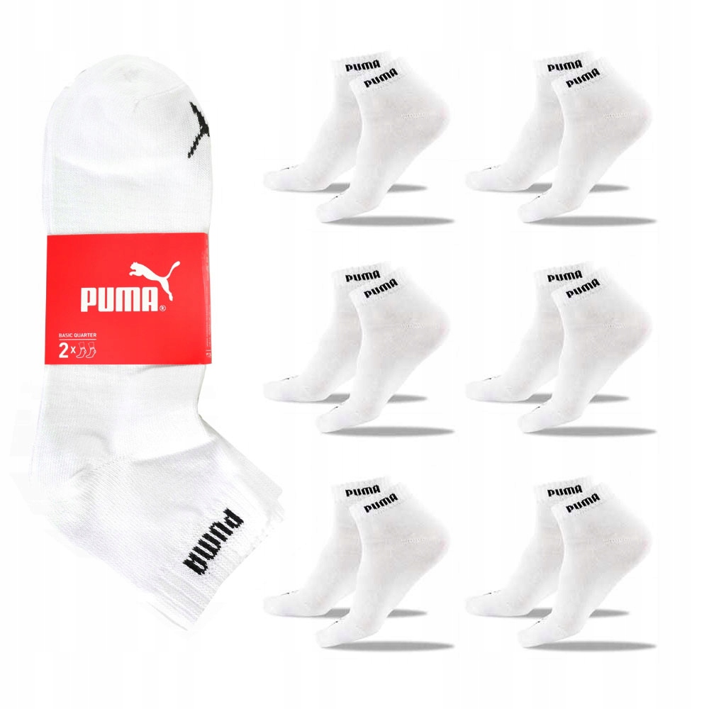 

Puma Zakostki Skarpety Quarter 6par 43/46