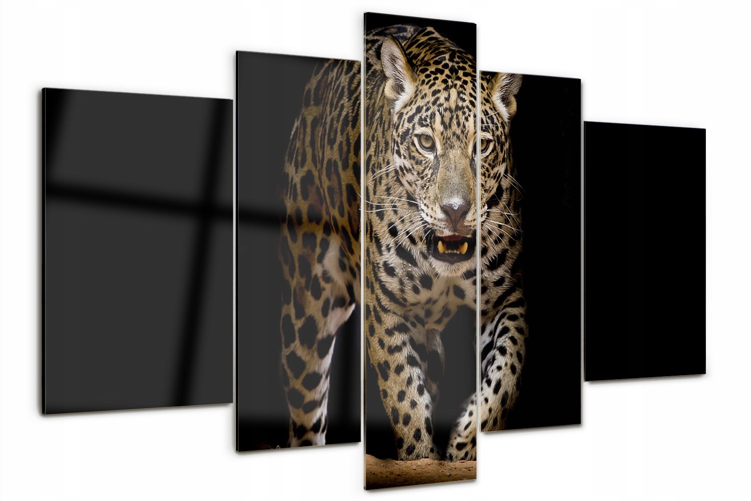 

Foto Obraz szklany poliptyk nowoczesny Jaguar