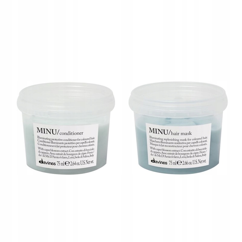 Davines Minu Set Kondicioner 75 ML Maska 75 ML