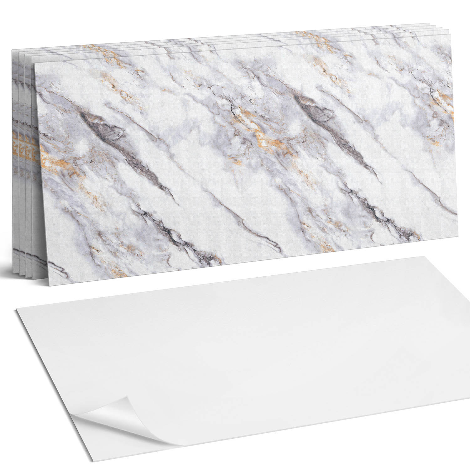 Balíček vinylových dlaždíc z Pvc Klasická elegancia mramoru 6 x 60 x 30 cm