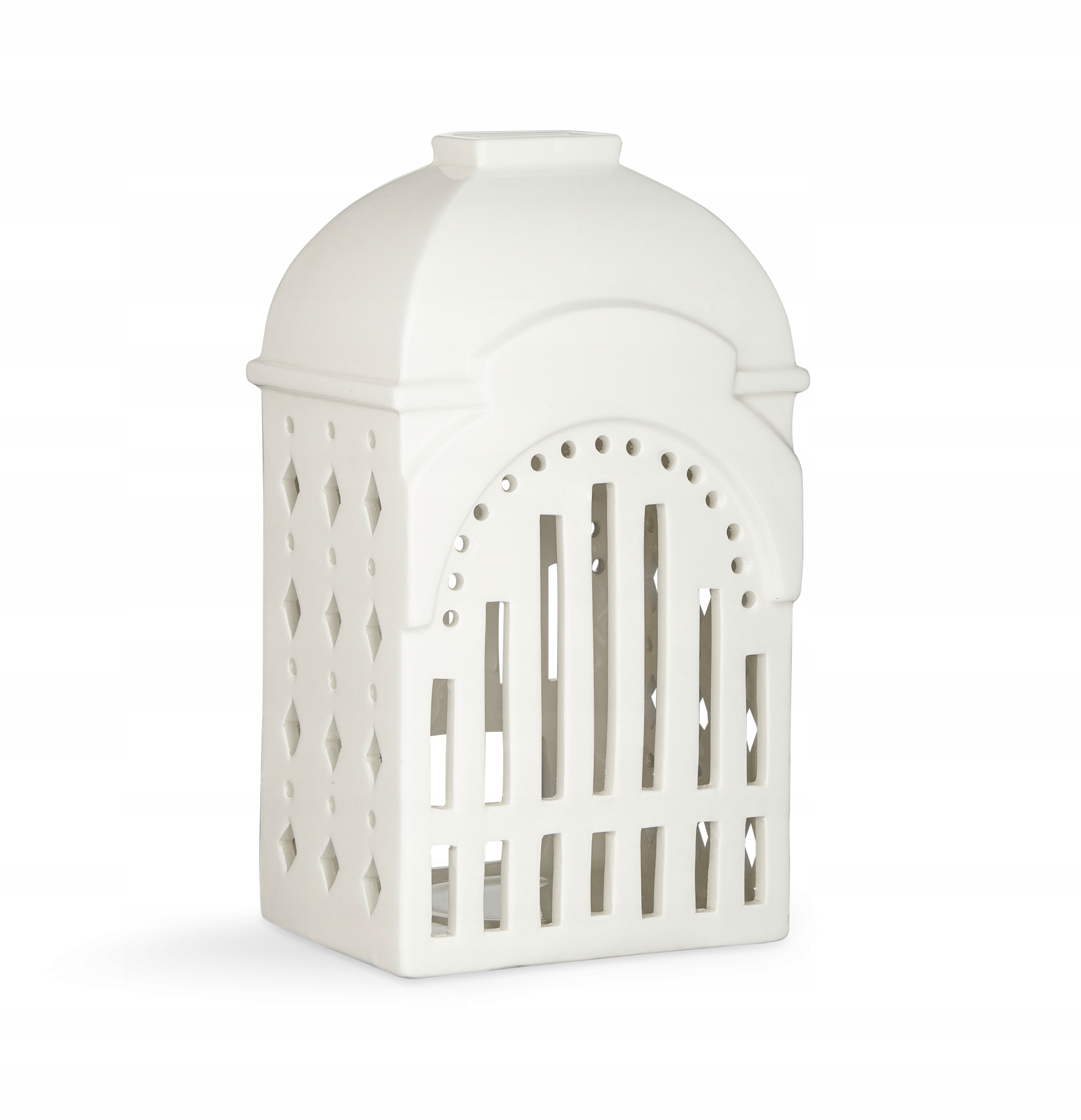 Kähler Urbania Svícen Tealight Domeček Bílý Tivoli