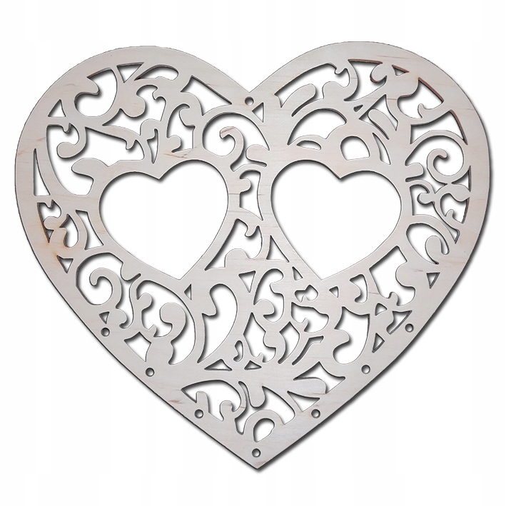 

Baza Łapacz Snów Serce Obręcz 30 cm drewniana