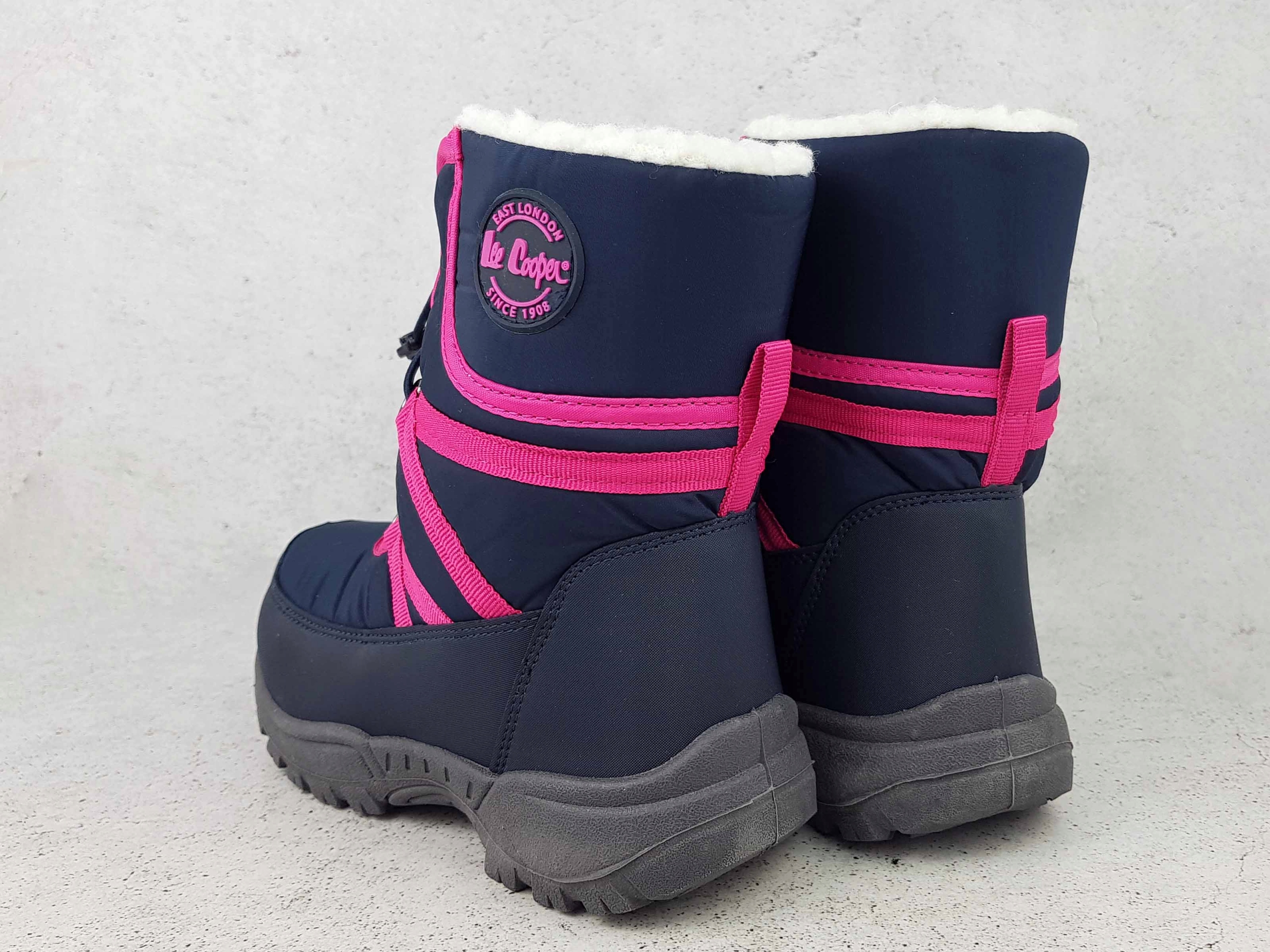 LEE COOPER SNOW ŚNIEGOWCE DZIECIĘCE BUTY OCIEPLANE Kolor niebieski