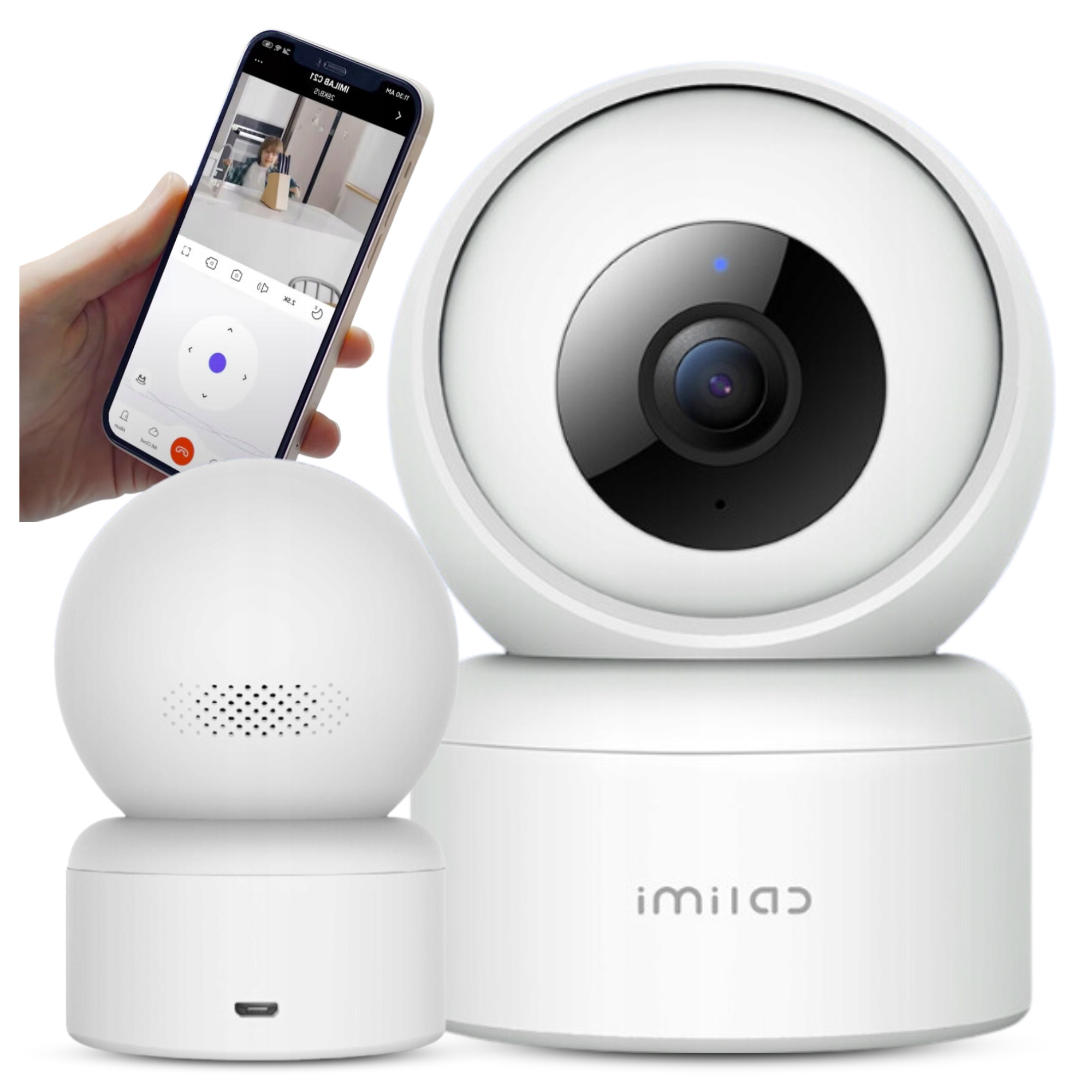 Imilab Kamera C20 Pro Otočná chůvička monitorování 360° WiFi ovládání pomocí aplikace