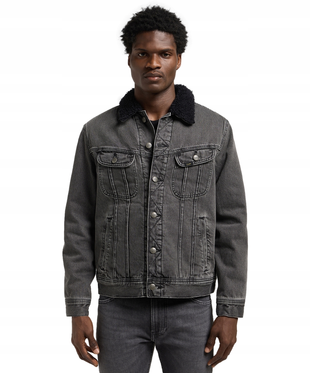 Bunda Katana Lee Sherpa 112370427 Tmavě obsidiánová M